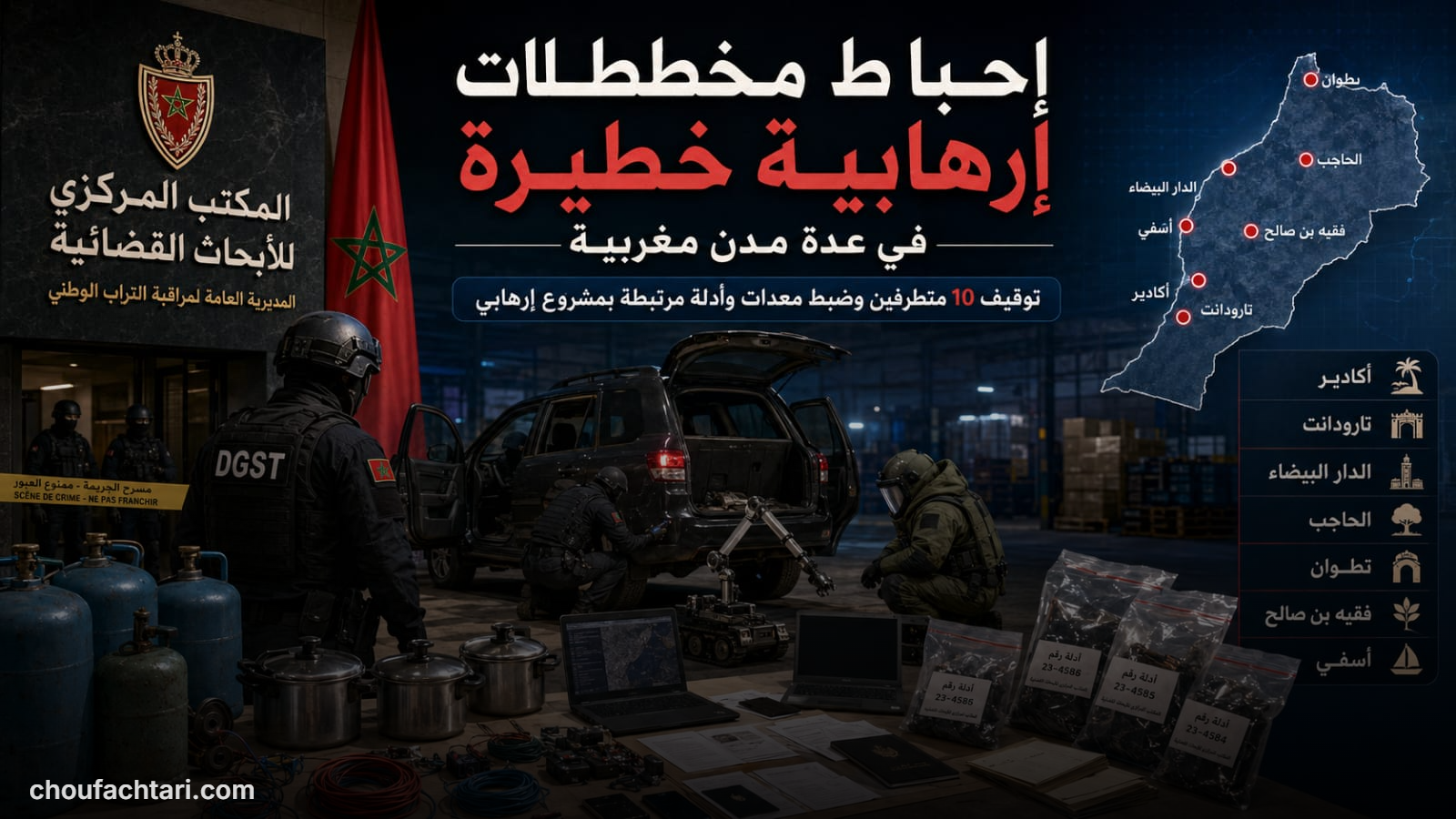 ضربة استباقية للمغرب.. إحباط مخطط إرهابي دموي لـ"داعش".