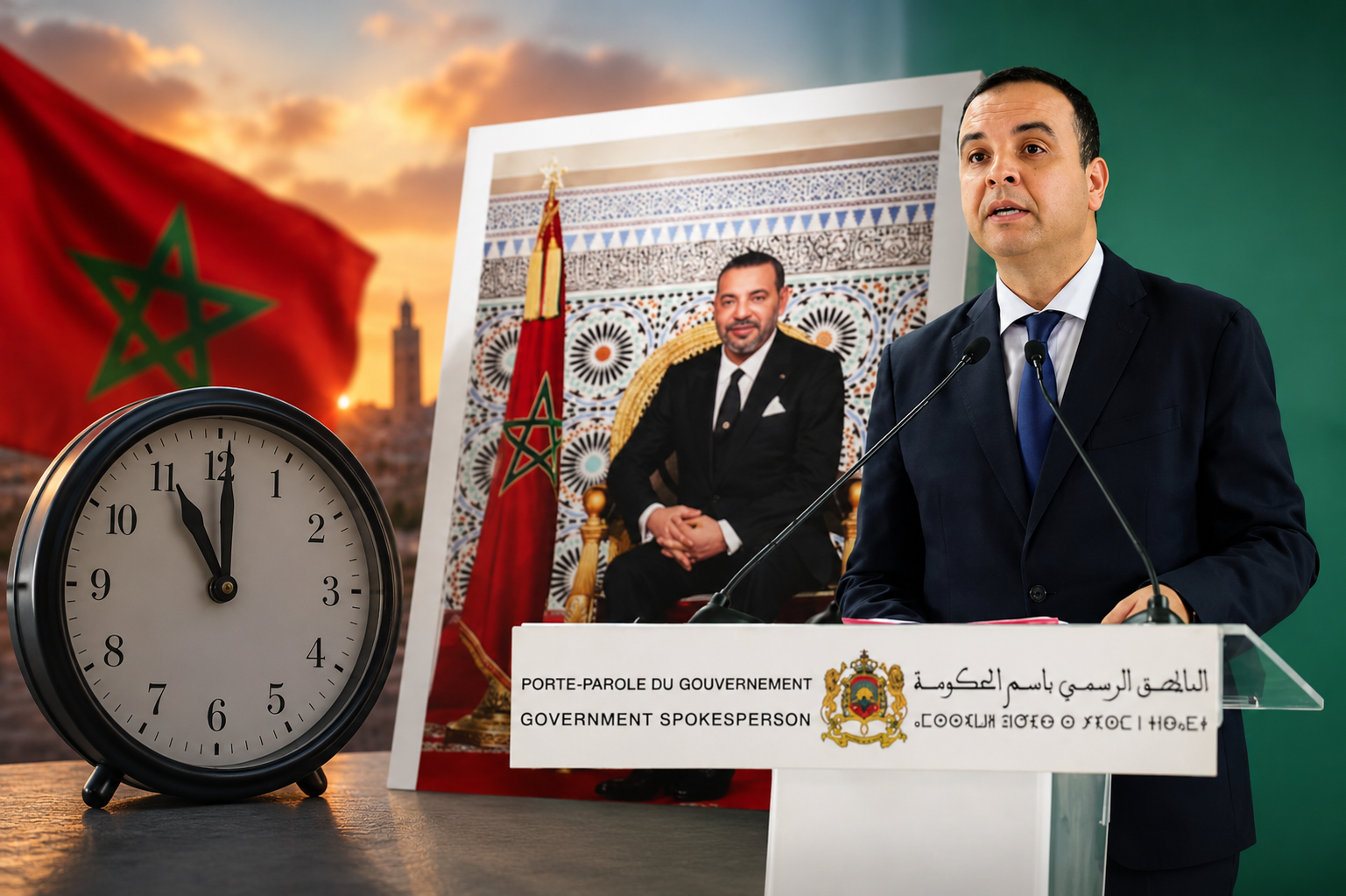 بايتاس: العودة إلى توقيت غرينتش قرار حكومي نهائي يستجيب لانتظارات المغاربة