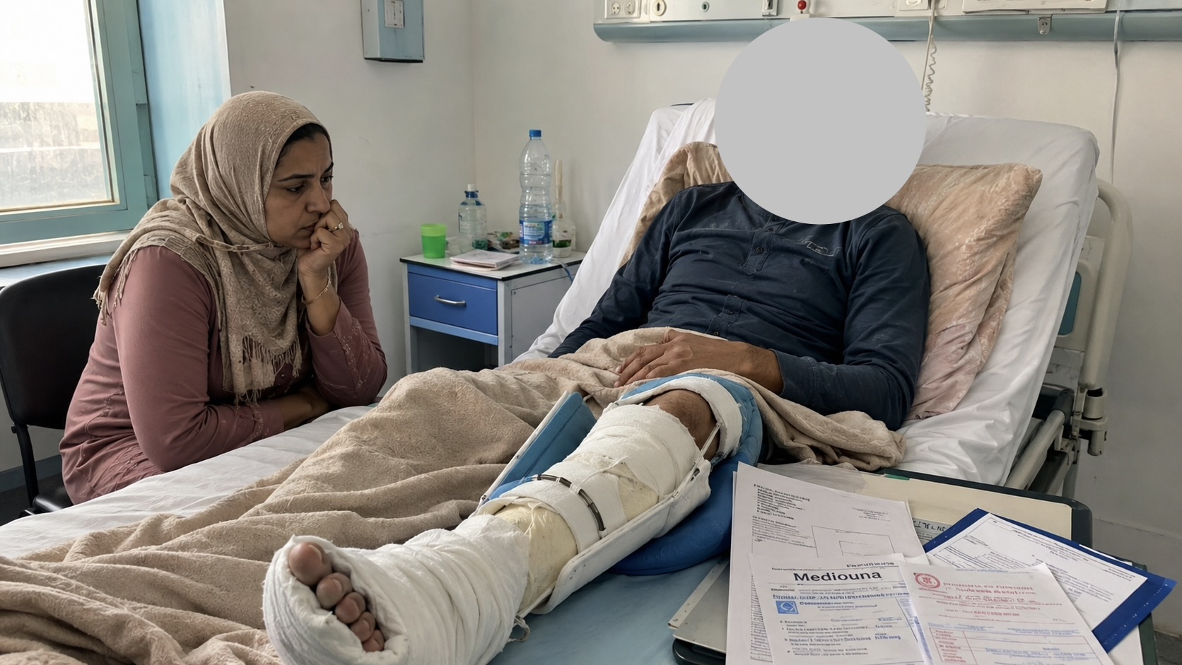 بعد 15 سنة من المعاناة.. مريض من مديونة يواجه خطر بتر ساقه ونداءات عاجلة للتكفل بحالته